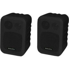 WETA WM-305TB DUVAR HOPARLÖRÜ ÇİFT SİYAH 100W HAT TRAFOLU DUVAR HOPARLÖR