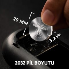 DURACELL 2032 PİL 3V 5'Lİ DÜĞME PİL LİTYUM PARA PİL