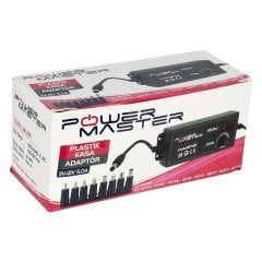 Powermaster 18746 3V-12V 5000mA Çok Uçlu Ayarlı Kademeli Adaptör