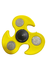 FİLONLİNE 3-6 STRES ÇARKI ÜÇ KOLLU METAL-PLASTİK SARI STRES ÇARKI