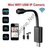 FİLONLİNE MİNİ WIFI USB IP KAMERA FULL HD 1080P HAREKET ALGILAMA 140° BEBEK BAKICI KAMERA 6243