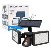 POWERMASTER W770A SENSÖRLÜ 144 SMD LEDLİ SOLAR AYDINLATMALI DUVAR LAMBASI