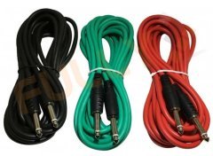 FULLY G526E YEŞİL 6.3 ERKEK- 6.3 ERKEK MONO SES ANFİ MİKROFON 5 METRE  KABLO