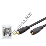 HADRON HDX1020 AUX KABLO M/F 5 METRE SARI UÇ 3.5 MM STEREO SES ÇIKIŞLI KABLO