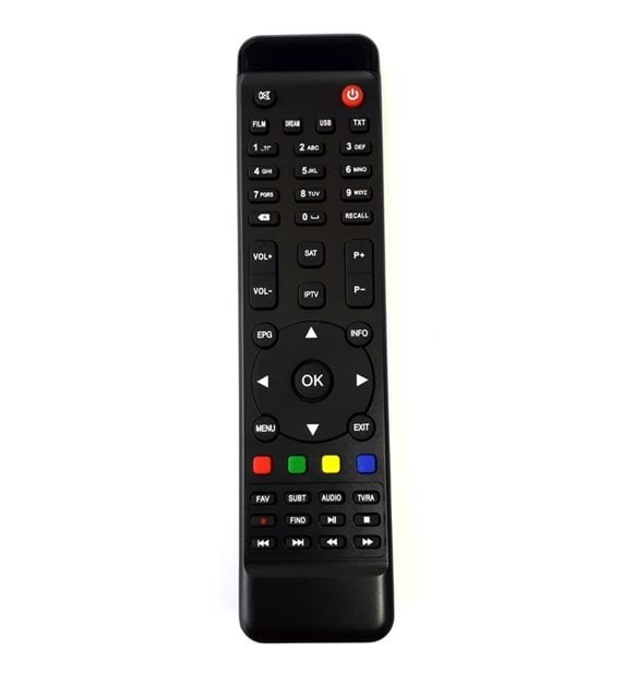 KR1300 UYDU KUMANDASI KORAX IP PLUS DREAMSTAR TRİBÜN HD IP TV RECEIVER UYDU KUMANDASI