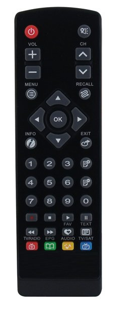 KR0082 UYDU KUMANDASI GOLDMASTER MİCRO 5 HD TV UYDU  RECEIVER UYDU KUMANDASI