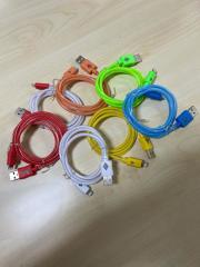 MTC MT-IP06 SARI IPHONE LED IŞIKLI DATA ŞARJ KABLOSU 2.4A