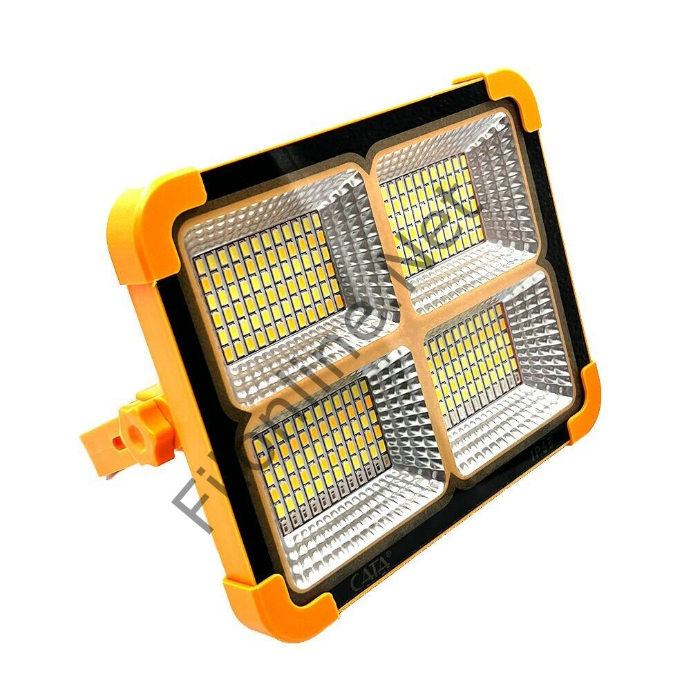 CATA CT-4698 200W 6400K BEYAZ TAŞINABİLİR PORTATİF SOLAR LED PROJEKTÖR 