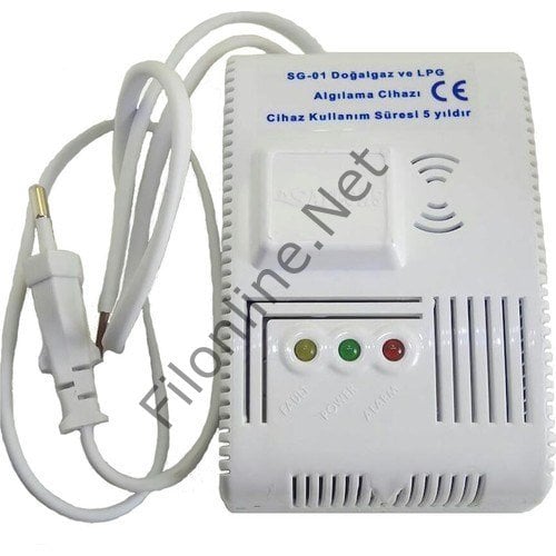 SAFEGAS SG-01 DOĞALGAZ VE LPG ALARM GAZ DEDEKTÖRÜ