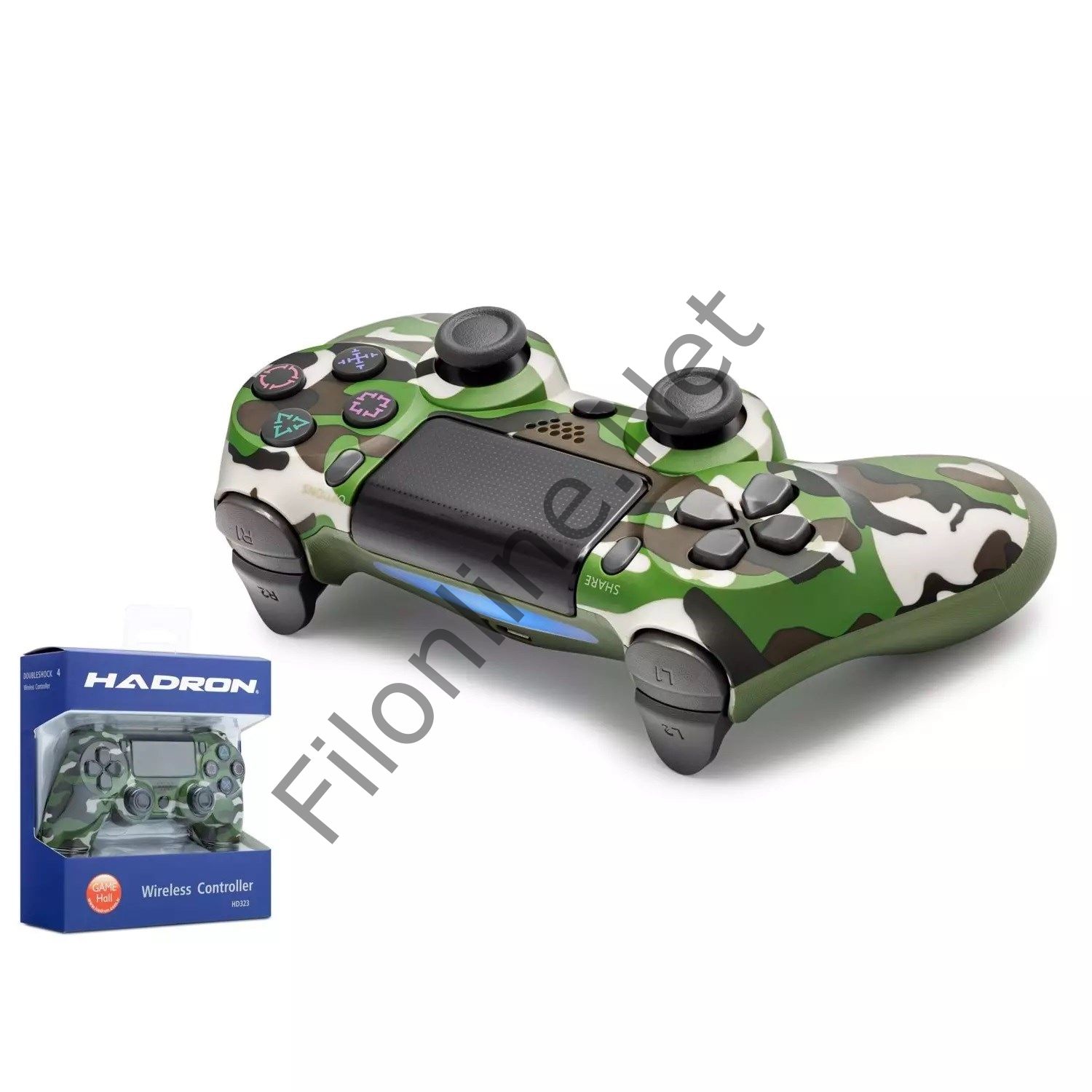 HADRON HD323A KABLOSUZ OYUN KOLU PS4 YEŞİL KAMUFLAJ OYUN KOLU