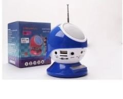 BEWELL BS-03 MP3 RADYOLU MİNİ HOPARLÖR USB+SSD KART GİRİŞLİ  MAVİ