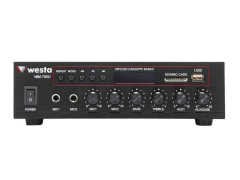 WESTA WM-750U Seslendirme Anfi Mixser 2 Kanal USB SD Kart Girişli 80 Watt