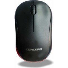 CONCORD C13 SİYAH MOUSE KABLOSUZ 1200DPI OPTİK USB BAĞLANTILI WIRELESS MOUSE