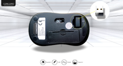 CONCORD C13 GRİ MOUSE KABLOSUZ 1200 DPI OPTİK USB BAĞLANTILI WIRELESS MOUSE