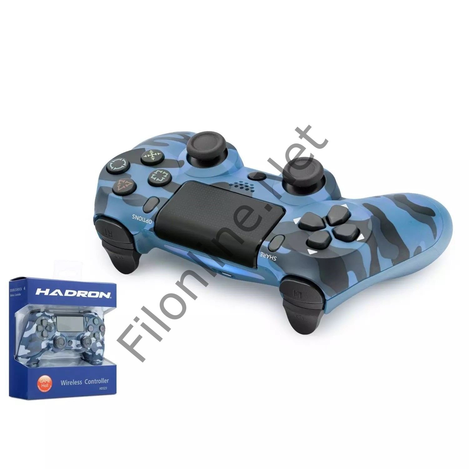 HADRON HD323S KABLOSUZ OYUN KOLU PS4 MAVİ KAMUFLAJ OYUN KOLU 