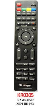KR0305 UYDU KUMANDASI KAMASONIC MINI HD 3601 MICOSTAR FUJI S1 PLUS UYDU KUMANDASI
