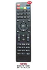 KR7115 UYDU KUMANDASI  SWAT DIGILINE 115HD SKYTECH 21000 UYDU KUMANDASI
