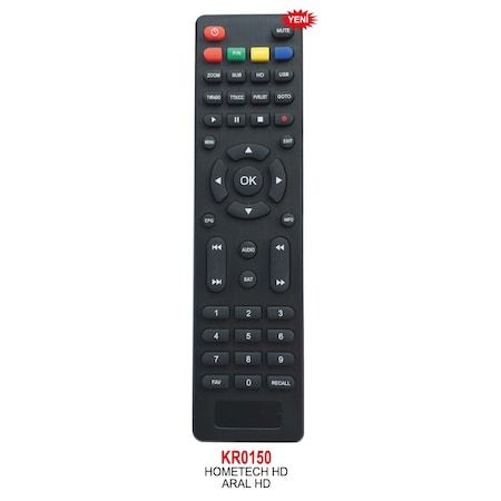 KR0150 UYDU KUMANDASI HOMETECH 1000-1050 HD ARAL HD UYDU KUMANDASI