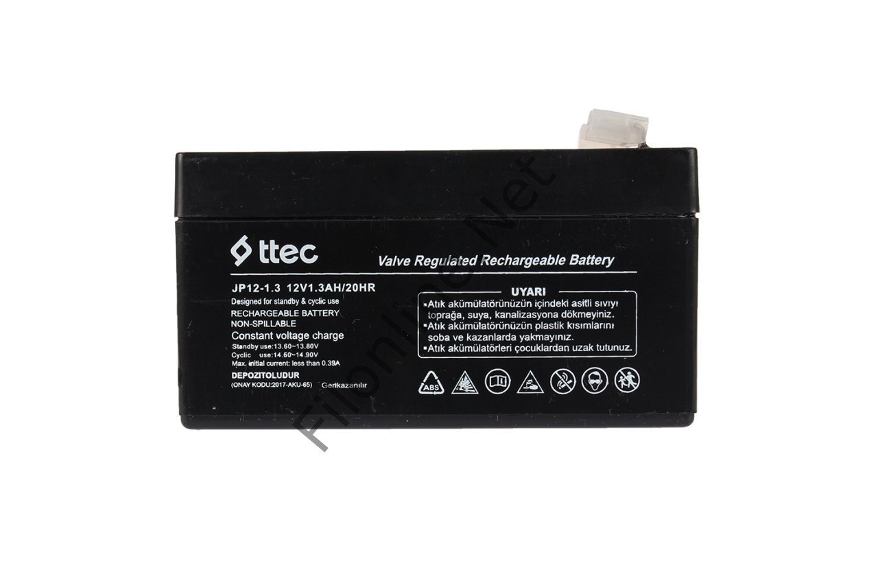 TTEC 12V 1.3AH/20HR BAKIMSIZ KURU AKÜ