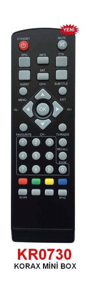 KR0730 KUMANDASI KORAX MINI BOX UYDU KUMANDASI