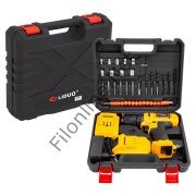 LIDUO 6764 26 VOLT LI-ON ÇİFT AKÜLÜ ÇİFT HIZ KADEMELİ ŞARJLI ÇOK UÇLU MATKAP SETİ
