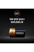 DURACELL 1.2V 3000 MAH D BÜYÜK BOY ŞARJ EDİLEBİLİR PİL 2'Lİ BLİSTER 