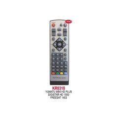 KR0318 UYDU KUMANDASI YUMATU MINI HD PLUS GIGISTAR HD 1500 UYDU KUMANDASI