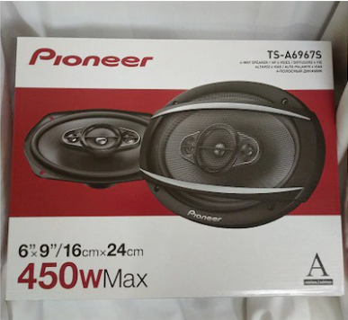 PİONEER TS-A 6967S OTO HOPARLÖR  450 WATT 4 OHM 3 YOLLU 92DB OVAL HOPARLÖR OVAL KAYIK  OTO HOPARLÖR