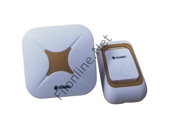 OCASSO OCS-0062 KABLOSUZ KAPI ZİLİ 32 FARKLI MELODİ 12V 23A BATARYA PİLİ WIRELESS ZİL GOLD SERİ