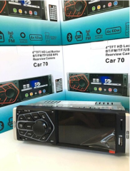 CAR-70 OTO TEYP BLUETOOTH'LU EKRAN ARAÇ OTO TEYP