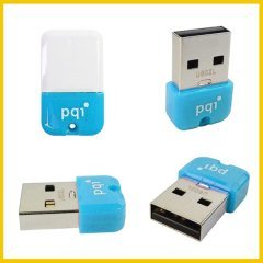 PQI U602L FLASH BELLEK 32GB USB BELLEK 2.0 USB MAVİ