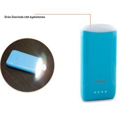 S-link IP-844 Powerbank  8000mAh Mavi