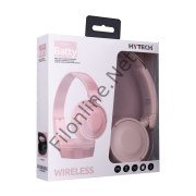 HYTECH HY-XBK33 BATTY MİKROFONLU PEMBE TF KART ÖZELLİKLİ BLUETOOTH KULAKLIK 
