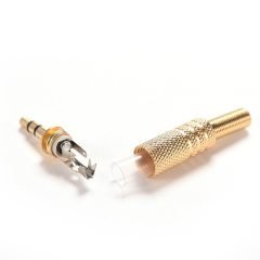 STEREO JAK 3.3MM ERKEK JAK BİLGİSAYAR/MP3/KULAKLIK/HOPARLÖR/MİKROFON GİRİŞİ İÇİN ERKEK METAL JAK