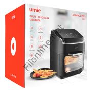 UMIE AF12 ADVENCE PRO XXL 12L SİYAH COMBO LED DİJİTAL GÖSTERGELİ OVEN AIRFRYER/FRİTÖZ