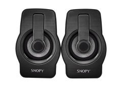 SNOPY SN-X23 HOPARLÖR 2.0 MULTIMEDIA RGB IŞIKLI 3W*2 SİYAH USB SPEAKER HOPARLÖR