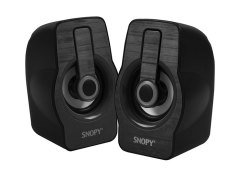 SNOPY SN-X23 HOPARLÖR 2.0 MULTIMEDIA RGB IŞIKLI 3W*2 SİYAH USB SPEAKER HOPARLÖR