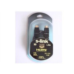 SLX-316 Hdmı 24k Gold 3D 1,4V 1080P Oynar Başlı  3m Kablo