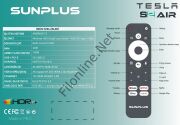 SUNPLUS TESLA S2 AIR ANDROID 12 BOX 16GB HAFIZA 2GB RAM DAHİLİ BLUETOOTH 4K ANDROID TV