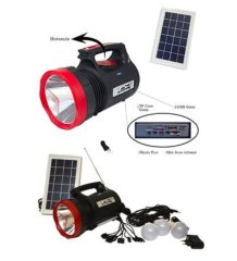 SİLVER TOSS ST-1908 EL FENERİ FM/MP3/SD/USB 3 ADET AMPULLÜ GÜNEŞ ENERJİLİ RADYOLU PROJEKTÖRLÜ FENER