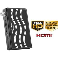 GOLDMASTER ATLAS MICRO UYDU ALICISI FULL HD 1080P USB/MP3/JPEG/WİFİ UYDU ALICISI