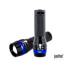 PANTHER PT-1029 PİLLİ FENER ALÜMİNYUM GÖVDELİ 3W LED POMPALI ZOOM RENKLİ BİLEZİK PİLLİ FENER