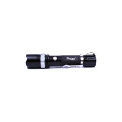 WATTON WT-038 ŞARJLI EL FENERİ 15.5 UZUNLUK  VE ULTRA YÜKSEK LED LAMBA BEYAZ IŞIK 3 MOD AYDINLATMA