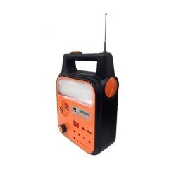 GOLD SİLVER GS-902P GÜNEŞ ENERJİLİ SOLAR LAMBA 6V 3W GÜNEŞ PANELİ  MP3/FM/USB KAMP FENERİ IŞILDAK