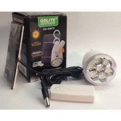 GDLİTE GD-5007S GÜNEŞ ENERJİLİ 7 LED AMPUL 6 SAAT YANMA SÜRESİ SOLAR AMPUL LAMBASI