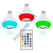 POWERMASTER OM-30 BLUETOOTH MÜZİK ÇALAR + KUMANDALI RGB LED AMPUL