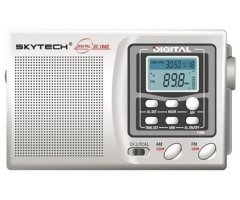 SKYTECH ST-194D RADYO KULAKLIK ÇIKIŞI ADAPTÖR GİRİŞLİ 9 BAND DİJİTAL RADYO