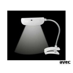 AVEC AV-266 KİTAP OKUMA LAMBASI 3W COB LED 360° OYNAR BAŞLIK TUTTURABİLİR PİLLİ KİTAP OKUMA LAMBASI