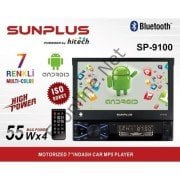 SUNPLUS SP-9100 7'' INDASH USB / BLUETOOTH /  ANDROID / 1+16 GB GOOGLE PLAY OTO TEYP