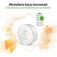 GP A76 LR44-V13GA DÜĞME PİL 1.5V TEK KULLANIMLIK DÜĞME ALKALİN  PARA PİL 1 ADET DÜĞME PİL
